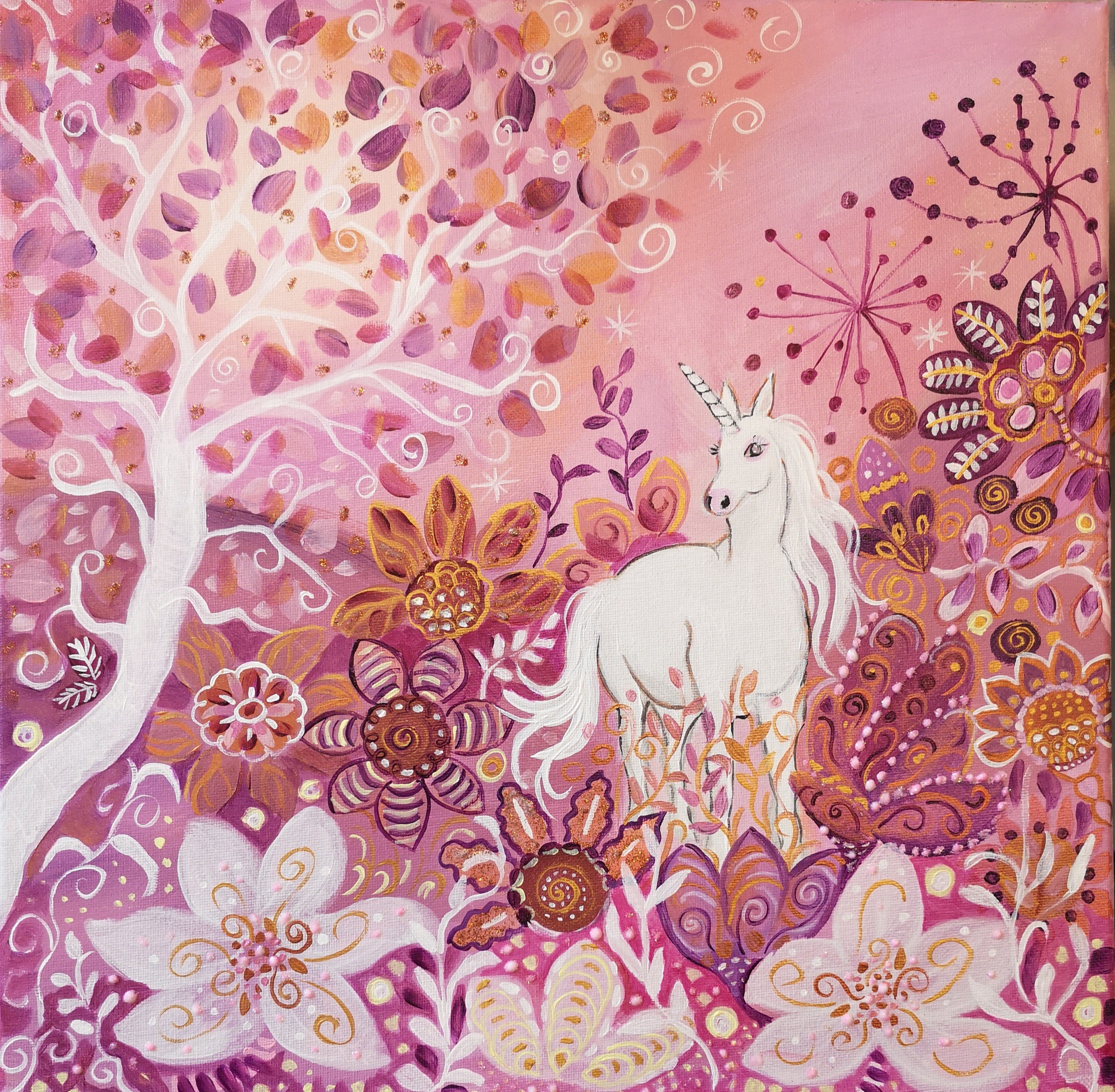 toile licorne