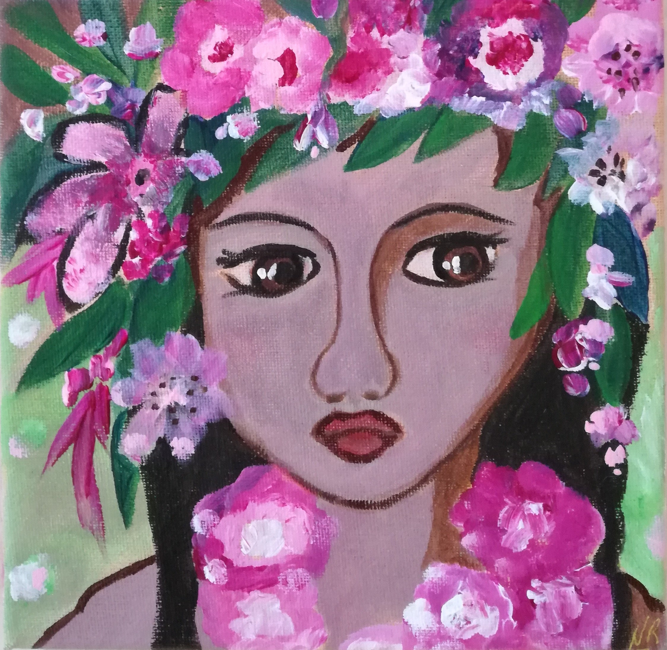 tableau petite tahitienne