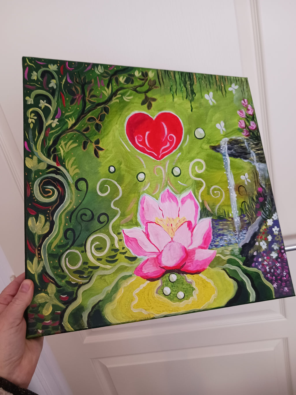 toile chakra coeur