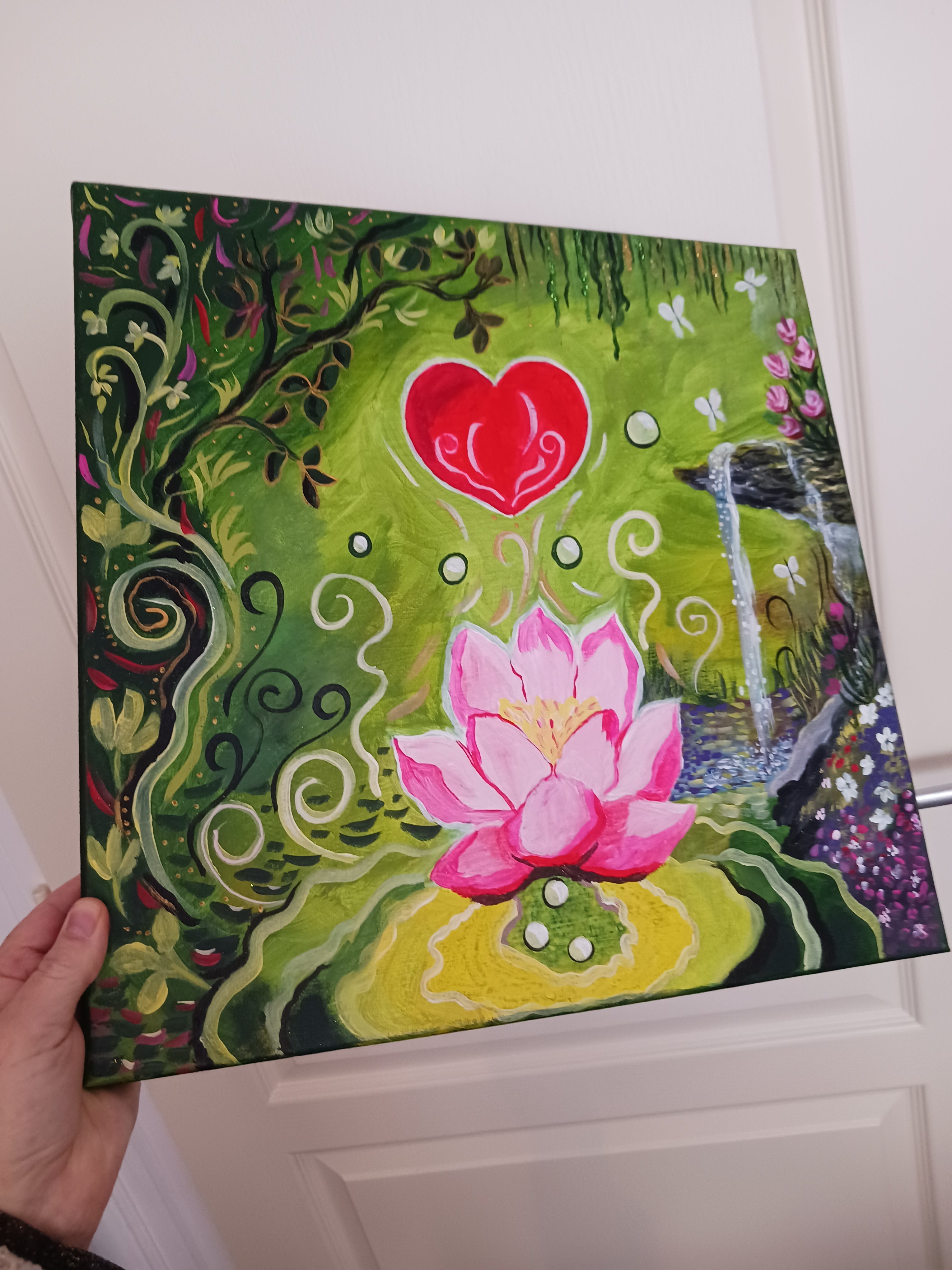 toile chakra coeur
